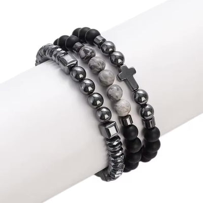 🕊️ GraceStone™ Cross Bracelet Set