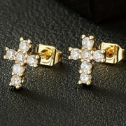 💫 Shine in Faith™ Cross Earrings ( Silver & Gold )