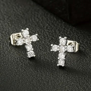 💫 Shine in Faith™ Cross Earrings ( Silver & Gold )