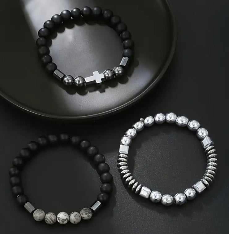 🕊️ GraceStone™ Cross Bracelet Set
