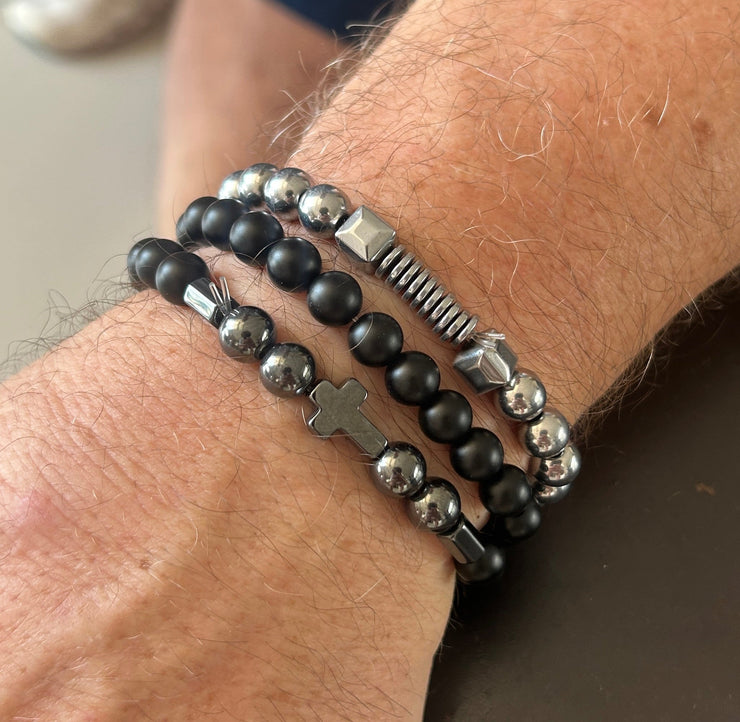 🕊️ GraceStone™ Cross Bracelet Set